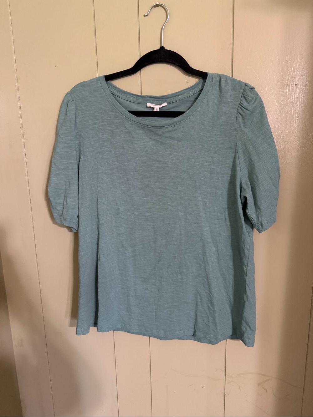Maurices Light Teal Puff Sleeve Tee